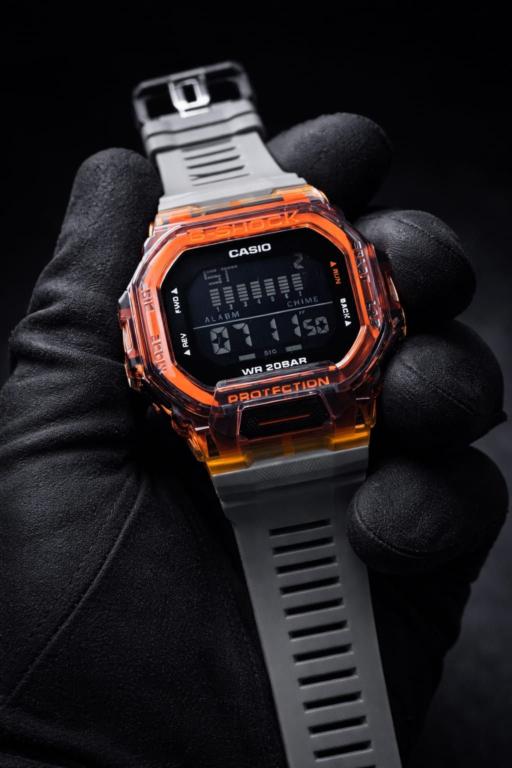 G-Shock GBD200SM-1A5 Gray/Orange One Size